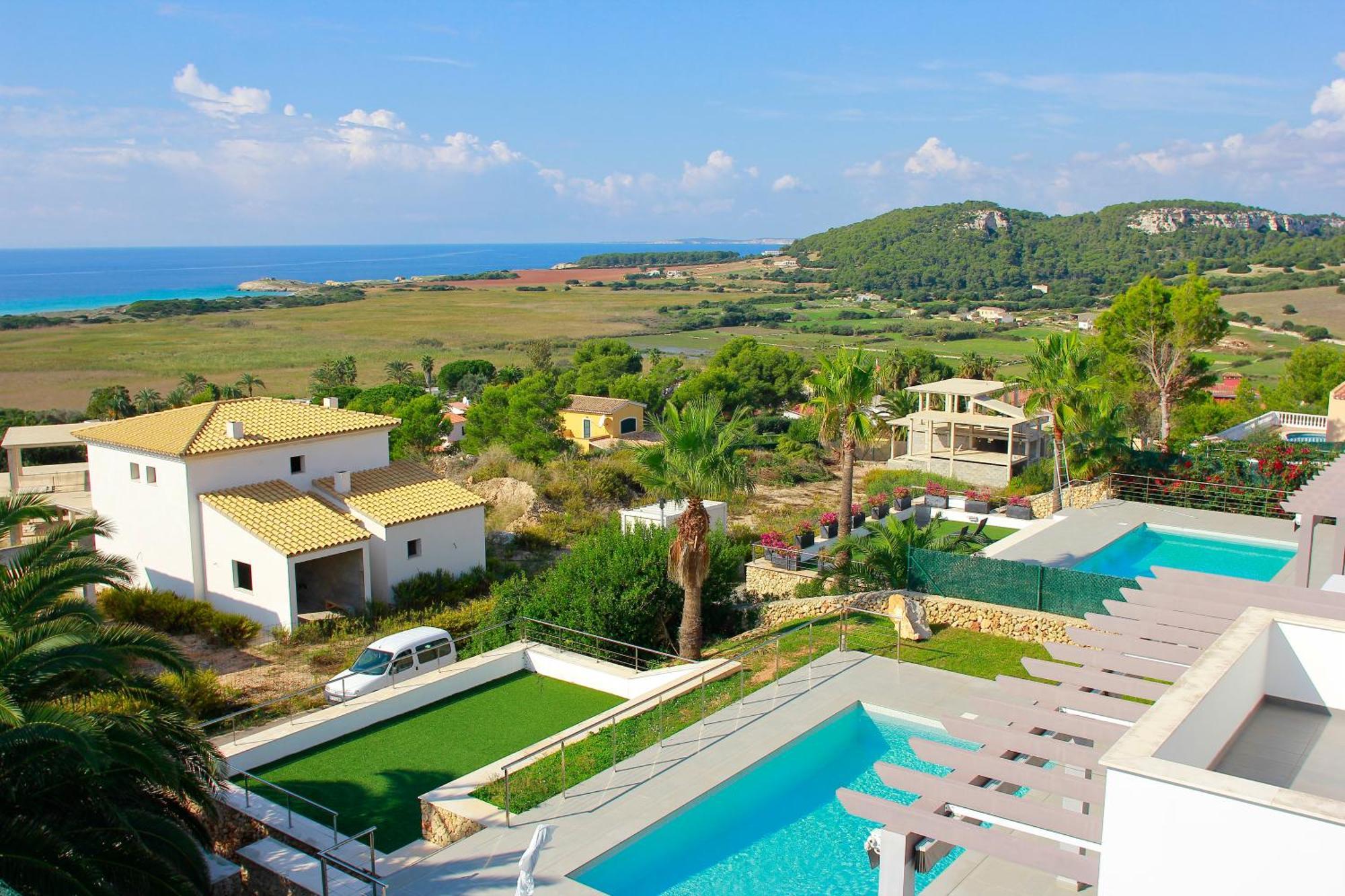 V196 Villa Brisa By Menorcarentals Villas Son Bou Eksteriør bilde