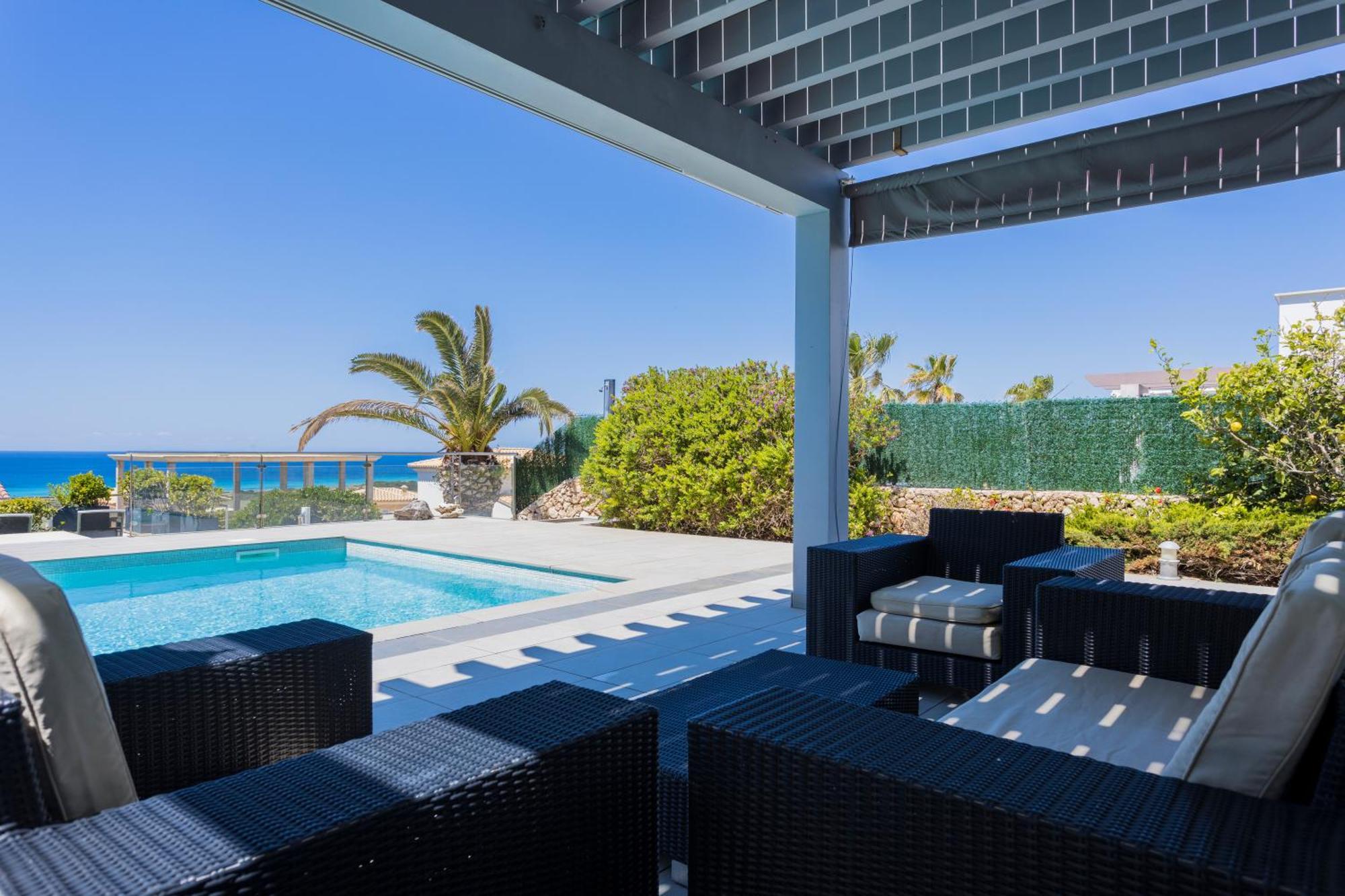 V196 Villa Brisa By Menorcarentals Villas Son Bou Eksteriør bilde