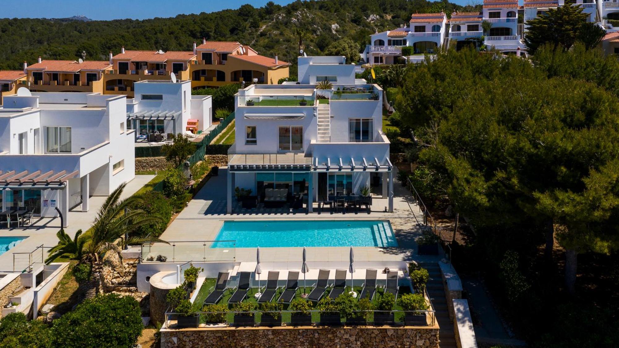V196 Villa Brisa By Menorcarentals Villas Son Bou Eksteriør bilde